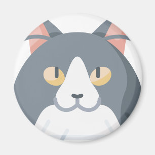 Black ragdoll magnet