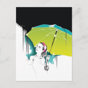 Black Rain Postcard