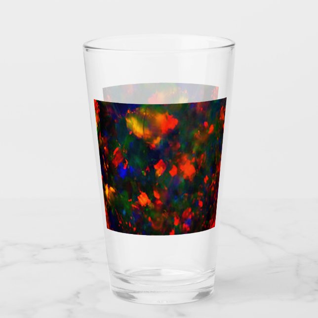 Black Rainbow Opal Glass (Front)