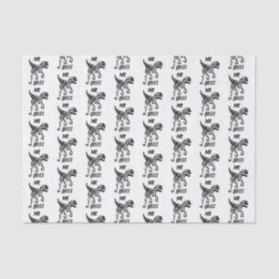 Black Raptor  Tissue Paper
