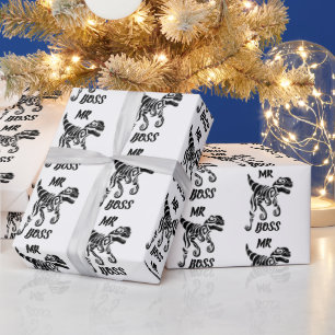 Black Raptor  Wrapping Paper