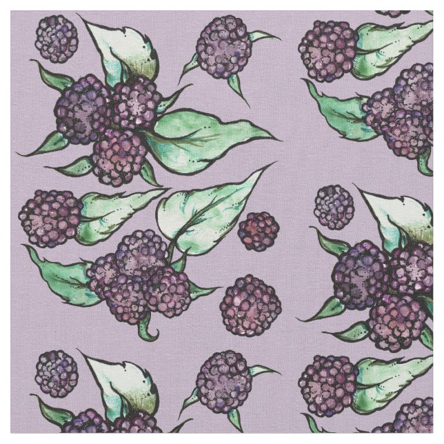 Black Raspberry Fabric (Close Up)