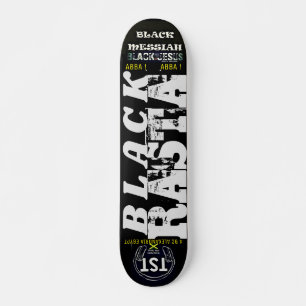BLACK RASTA Skateboard, 7¾" Deck Skateboard