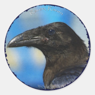 BLACK RAVEN Collection Classic Round Sticker