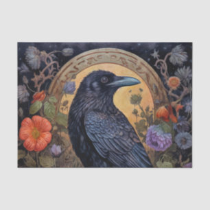 Black Raven Dark Gothic Tissue Paper