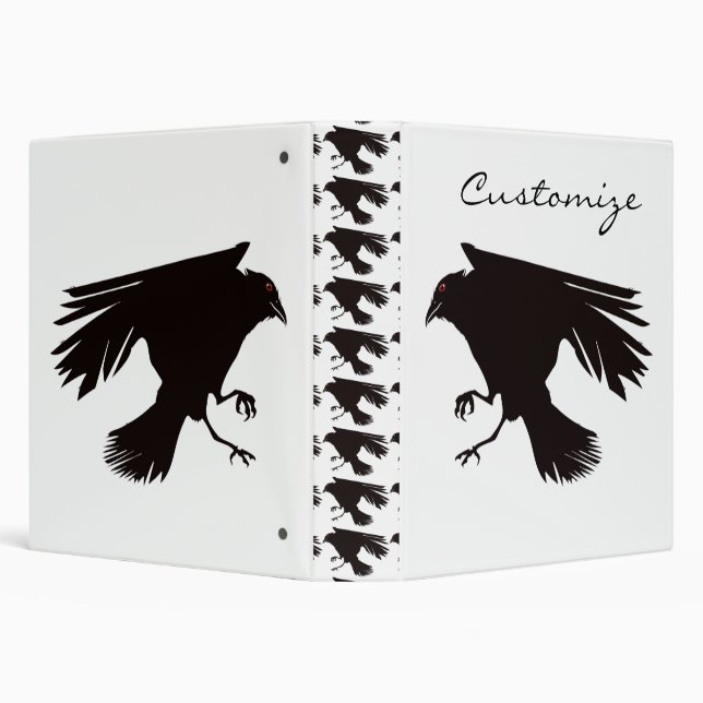 Black Raven Flying Thunder_Cove Binder (Background)