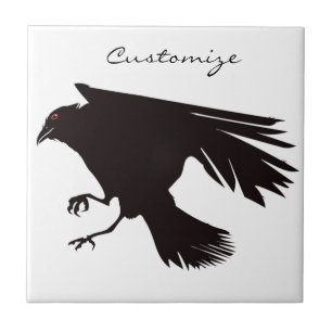 Black Raven Flying Thunder_Cove Tile