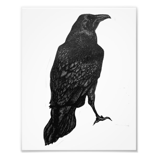 Black Raven Print (Front)
