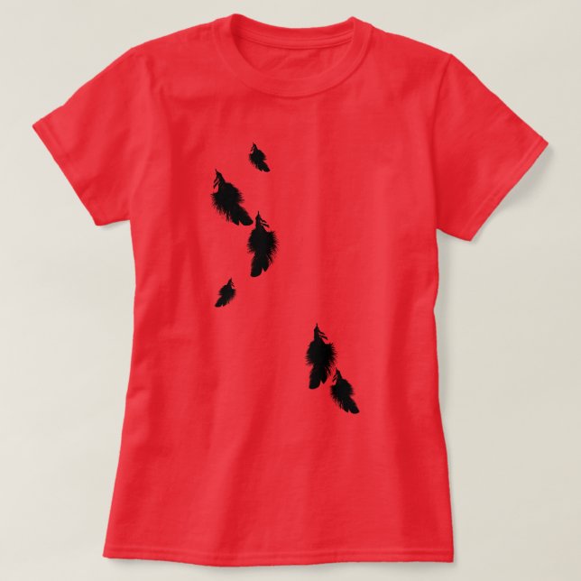 Black raven T-Shirt (Design Front)