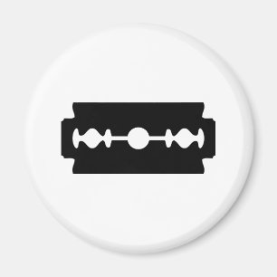 black razor blade magnet