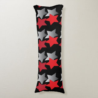 Black, Red and Grey Blanket Body Pillow