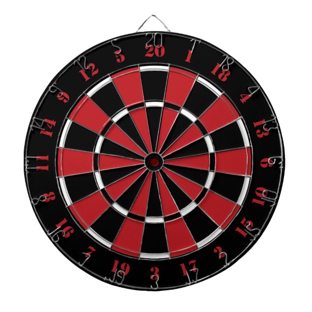 Black Red and White Dart Board (Front)