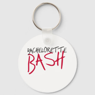 Black/Red Bachelorette Bash Keychain