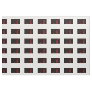 black/red chic contemporary diamonds chevrons fabric