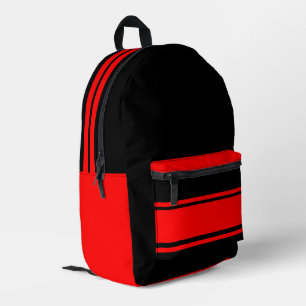 Black & Red Design Backpack