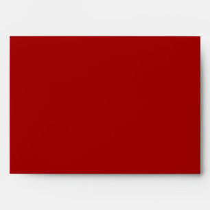Black & Red Elegant Snowflakes 5x7 Wedding Envelopes
