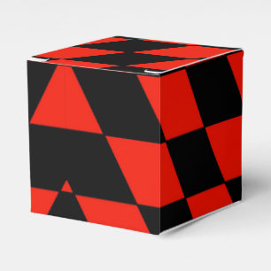Black & Red Favour Box