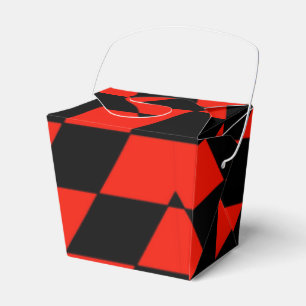 Black & Red Favour Box