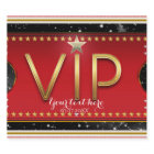 Black Red Gold & Silver Glam VIP Party Wine Labels
