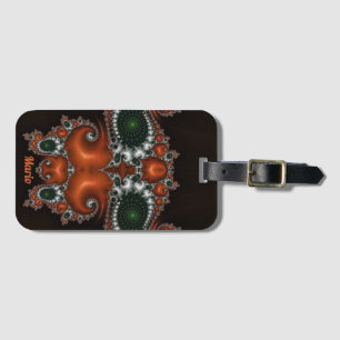 Black, Red, Green and White design MARIO Luggage T Luggage Tag