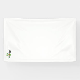 black, red, green clip art design Vinyl Banner 