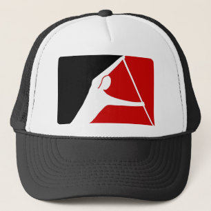 BLACK & RED LEAGUE OF PADDLERS TRUCKER HAT