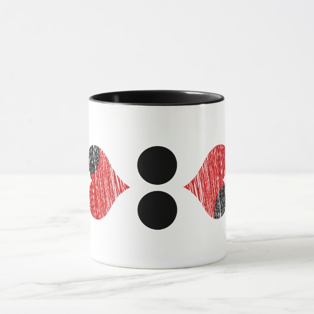  Black & Red Mug (Center)