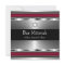 Black Red Star of David Bar Mitzvah