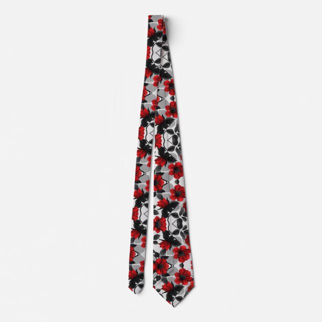 Black & Red Tie (Back)