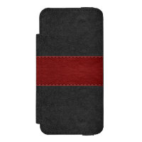 Black & Red Vintage Leather Texture