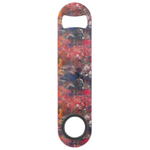Black Red White Blue Stainless Steel Bottle Opener Bar Key