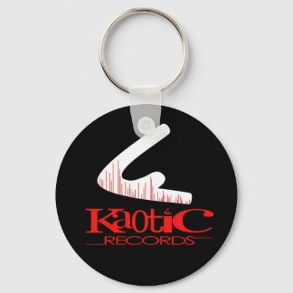 Black, Red & White Kaotic Keychain