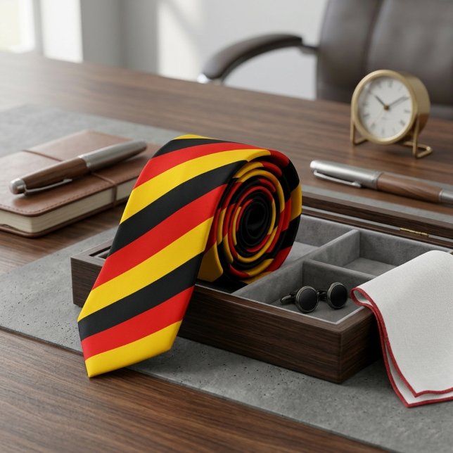 Black Red Yellow Combination Tie (Creator Uploaded)