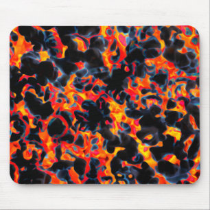 Black Red Yellow Mouse Pad