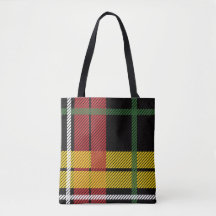 Black Red Yellow White Plaid Tartan Buffalo Print
