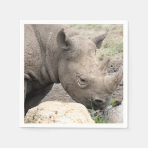 Black rhino  napkin