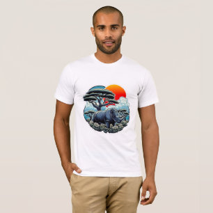 BLACK RHINOCEROS 7 T-Shirt