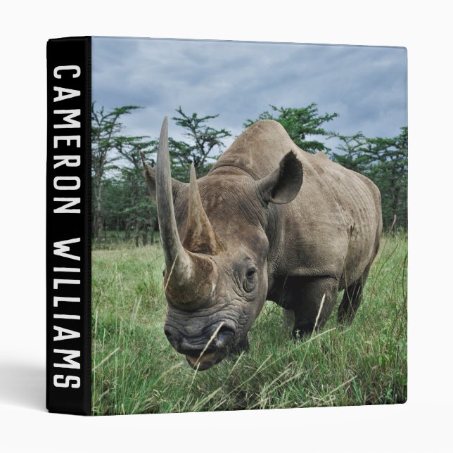 Black Rhinoceros | Kenya Binder (Front/Spine)