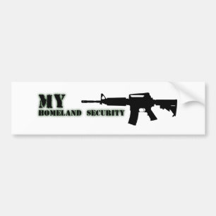 Black Rifle AR-15 from Phil's Art Online Bumper Sticker