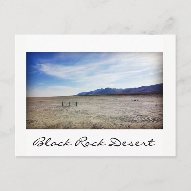 Black Rock Desert Postcard (Front)