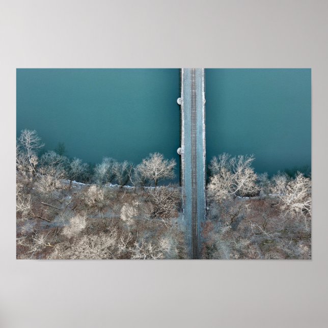 Black Rock Railroad Bridge Schuylkill Poster (Front)