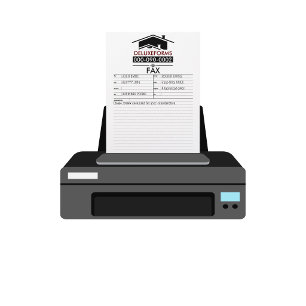 Black Roof Fax Letterhead
