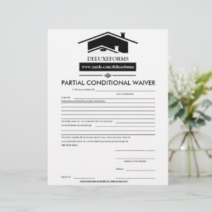 Black Roof Partial Conditional Waiver