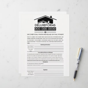 Black Roof Unconditional Waiver & Release on Final