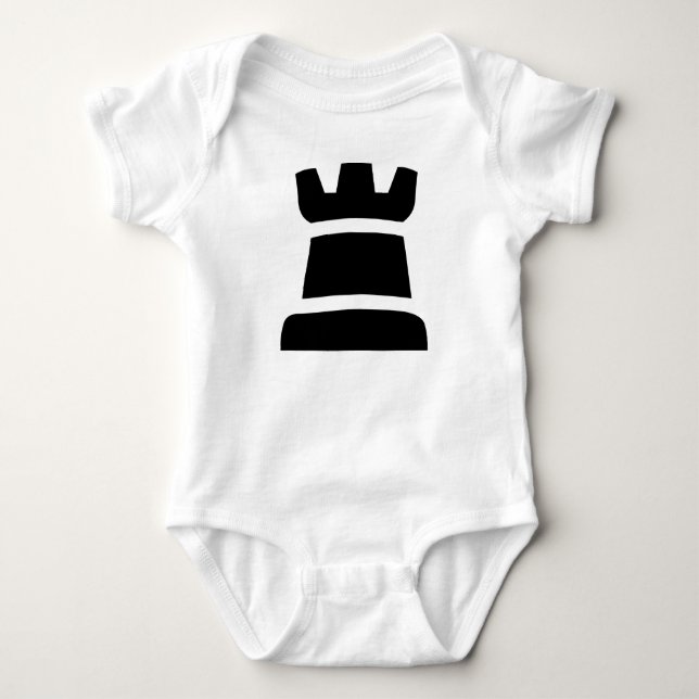 Black Rook Baby Bodysuit (Front)