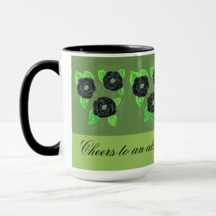 Black Rose Coffee Mug
