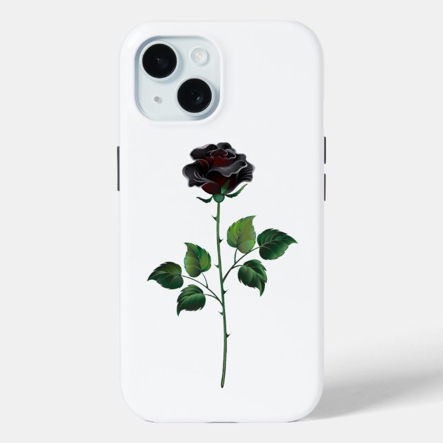 Black rose flower Case-Mate iPhone case (Back)