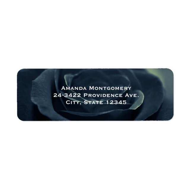 Black Rose Flower Dark Gothic Vibe (Front)