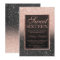 Black rose gold glitter elegant chic Sweet 16