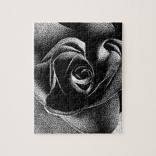 BLACK ROSE JIGSAW PUZZLE (Vertical)
